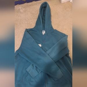 Old Navy green zip up, XXL